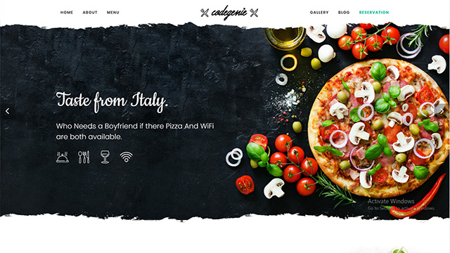 Restaurants Website